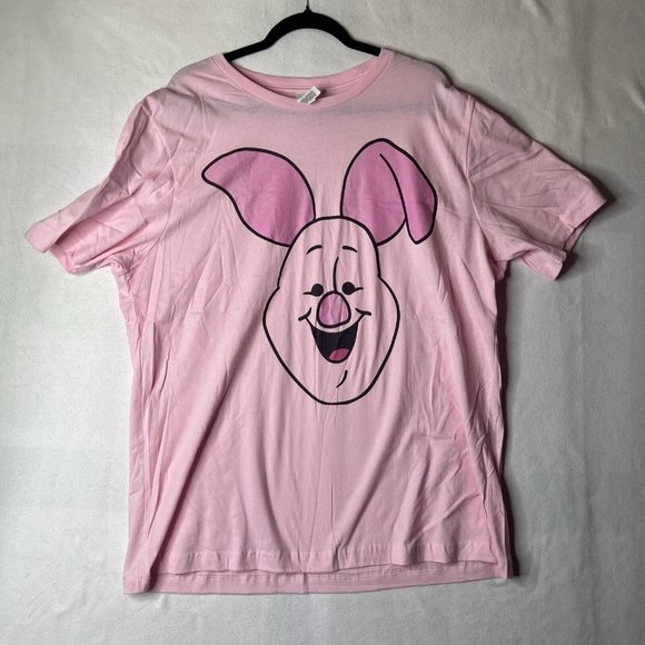 Disney | Tops | Winnie The Pooh Piglet Face Costume Tshirt Disney Pink ...